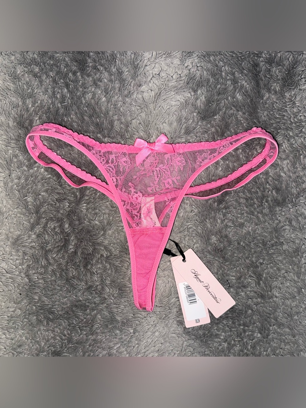 AGENT PROVOCATEUR SACHAA THONG IN PINK - Picture 2 of 8